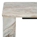 Table basse carrée en marbre - 35L x 35P x 13H po.