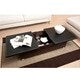 Table basse avec plateau en similicuir de 119 cm