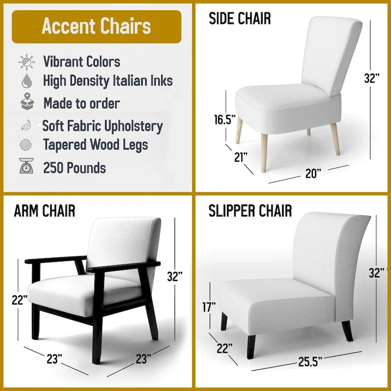 Fauteuil d'appoint moderne en tissu brun et noir