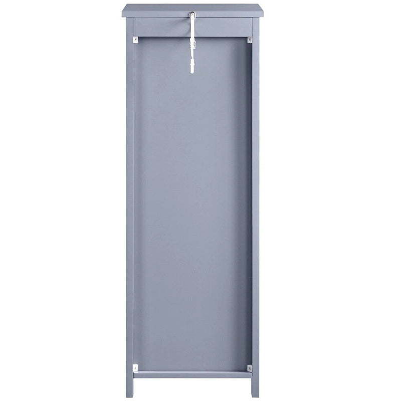 Meuble de salle de bain fin à poser avec 4 tiroirs