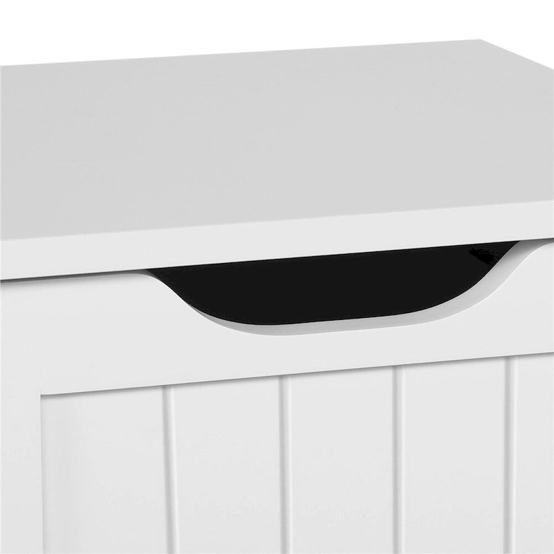 Meuble de salle de bain fin à poser avec 4 tiroirs