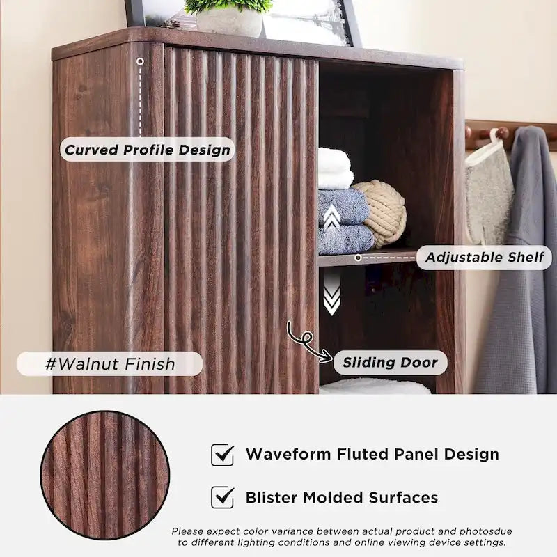 68 in. Tall Modern Over The Toilet Storage Cabinet