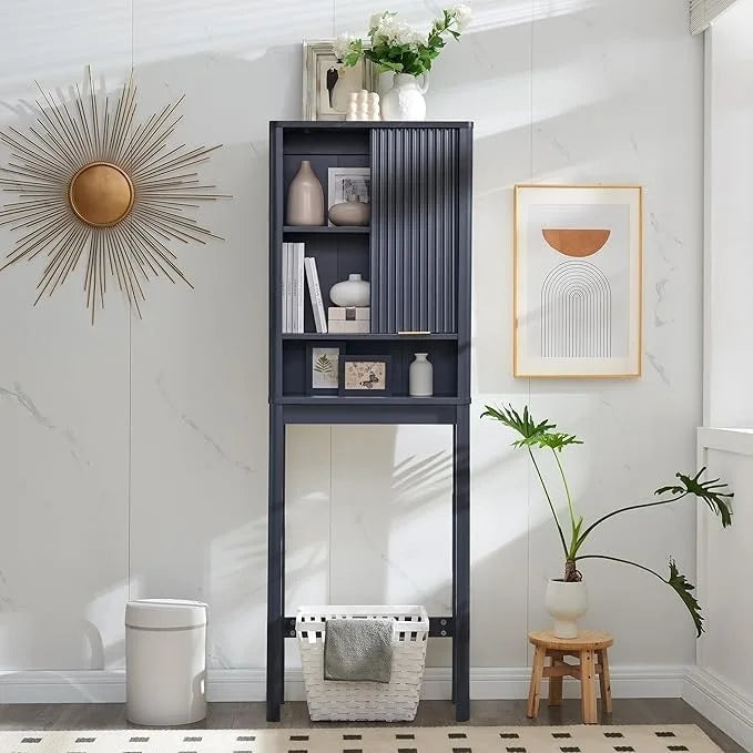 68 in. Tall Modern Over The Toilet Storage Cabinet