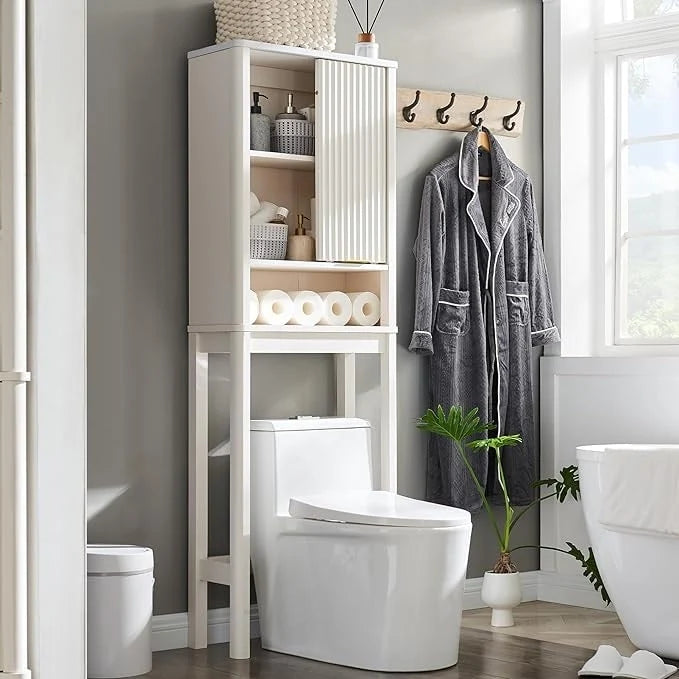 68 in. Tall Modern Over The Toilet Storage Cabinet