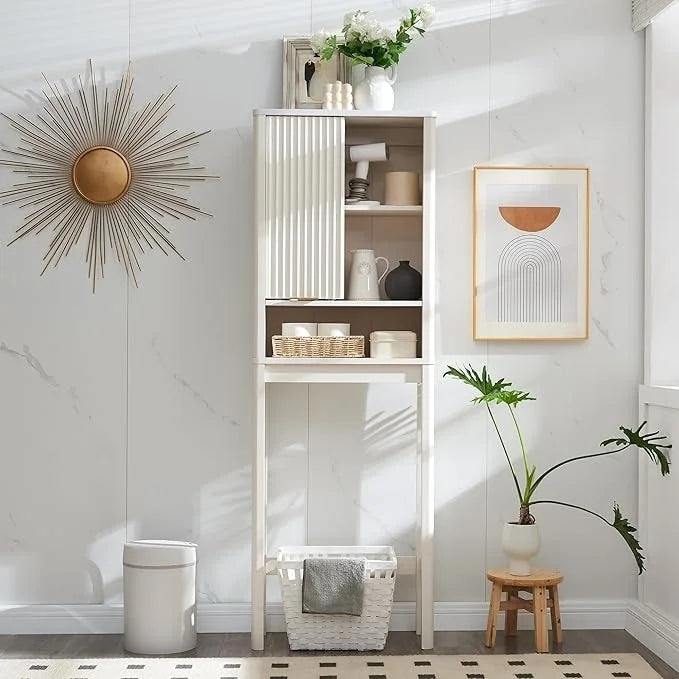 68 in. Tall Modern Over The Toilet Storage Cabinet