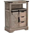 Meuble bas de rangement de salle de bain de style fermette
