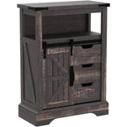 Meuble bas de rangement de salle de bain de style fermette