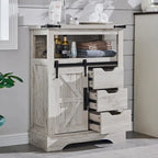 Meuble bas de rangement de salle de bain de style fermette