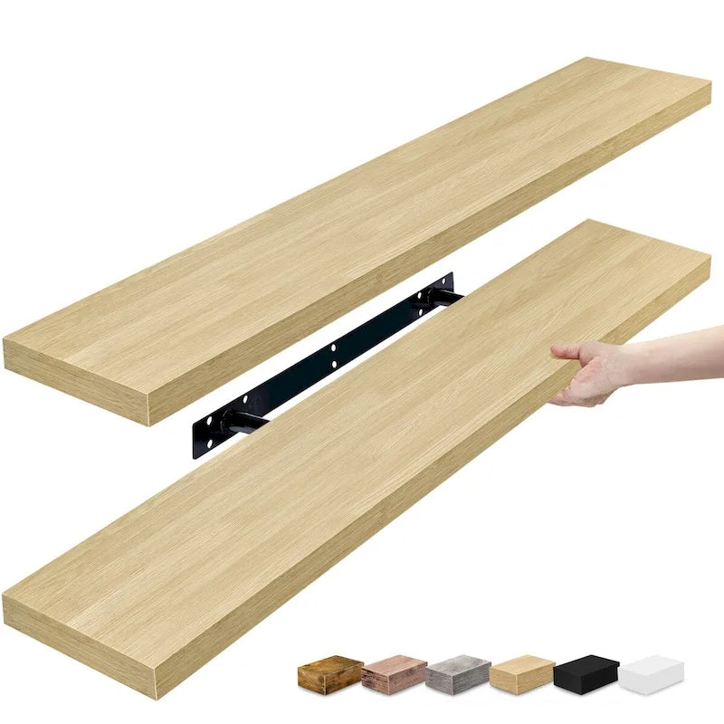 Étagères murales flottantes - 35L x 9W x 1.5H po.