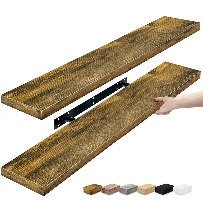 Étagères murales flottantes - 35L x 9W x 1.5H po.